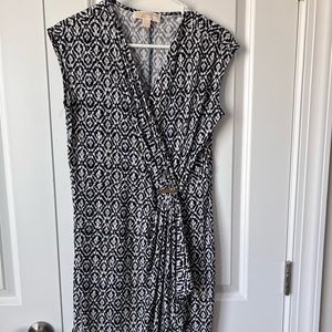 New without tags Michael Kors navy pattern dress